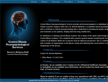 Tablet Screenshot of bmatthewsneuropsych.com